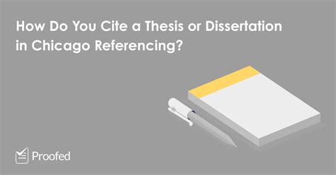 how to cite a dissertation chicago footnote