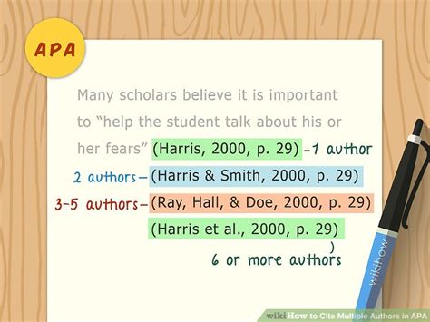 how to cite a quote in apa with multiple authors