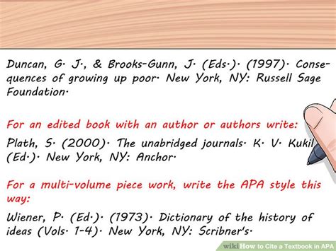 how to cite a textbook apa reference page