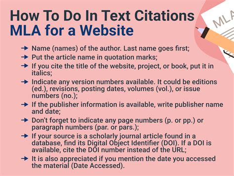 how to cite a thesis mla in text