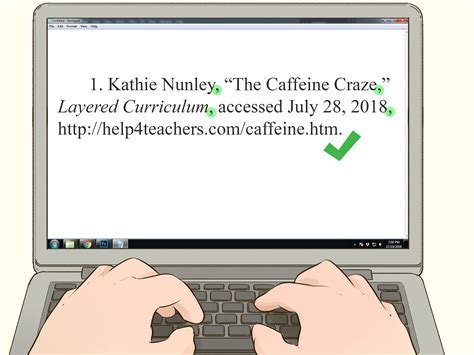 how to cite internet sources in text