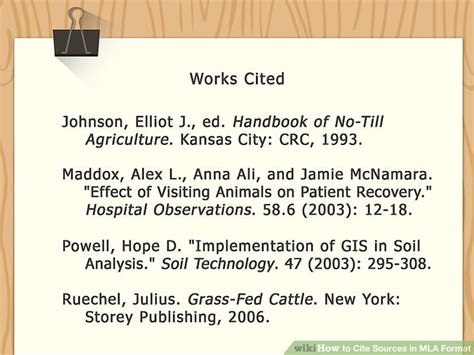 how to cite your sources in mla format website