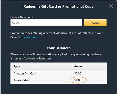 how to claim amazon prime code