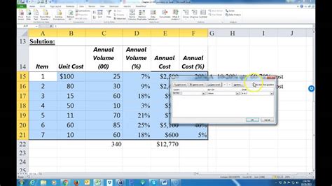 how to classify excel sheet