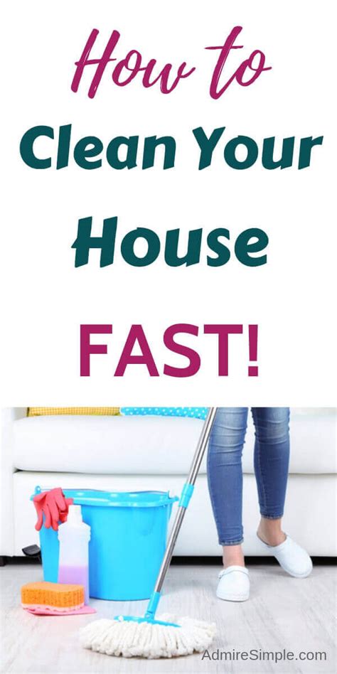 how to clean a room quickly and efficiently