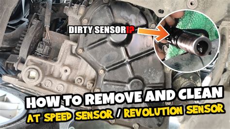how to clean a transmission speed sensor