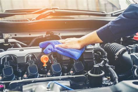 how to clean engine block while in car at home