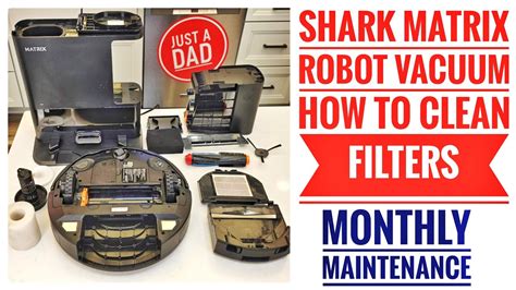 how to clean filter on shark robot