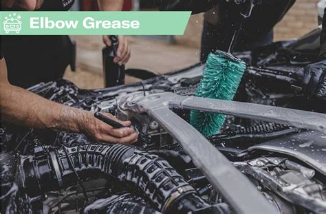 how to clean grease from engine bay