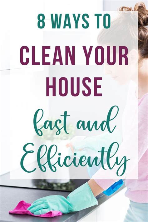 how to clean house fast and efficiently reddit