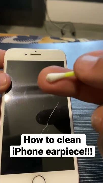 how to clean iphone ear speaker with alcohol
