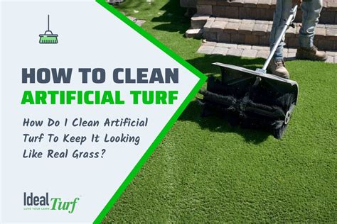 how to clean leaves from artificial turf