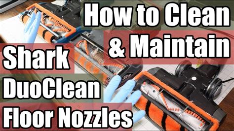 how to clean shark floor nozzle