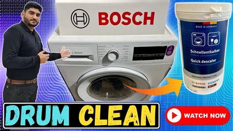 how to clean the drum of a front loader