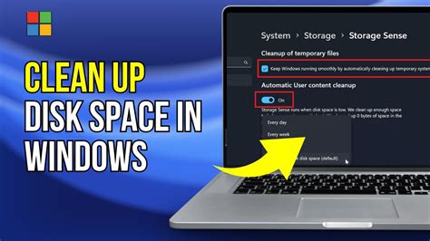 how to clean up disk space on my pc