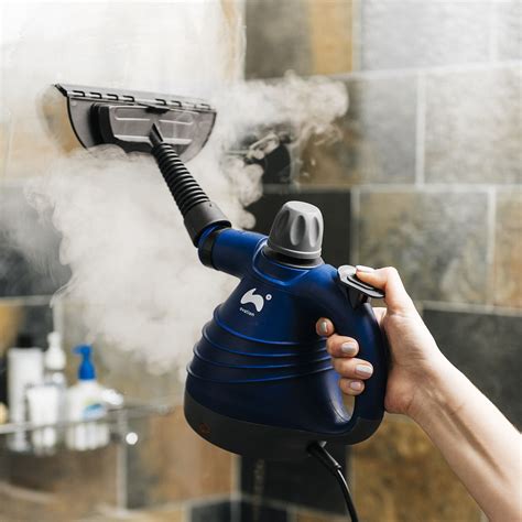 how to clean windows with a handheld steamer