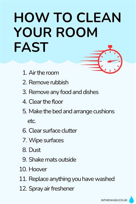 how to clean your room fast and efficient