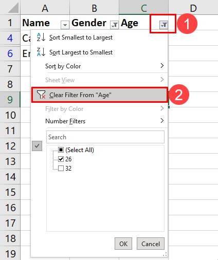 how to clear all filters in excel workbook