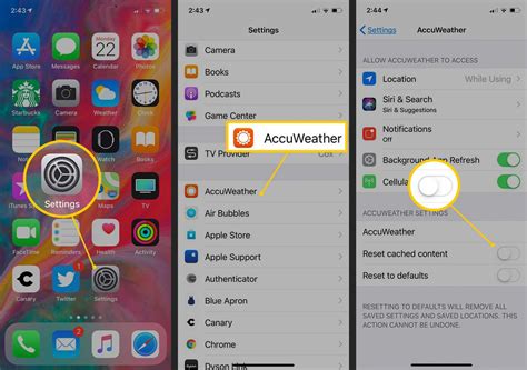 how to clear app cache in ios device