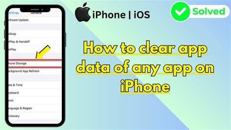how to clear app data iphone 13