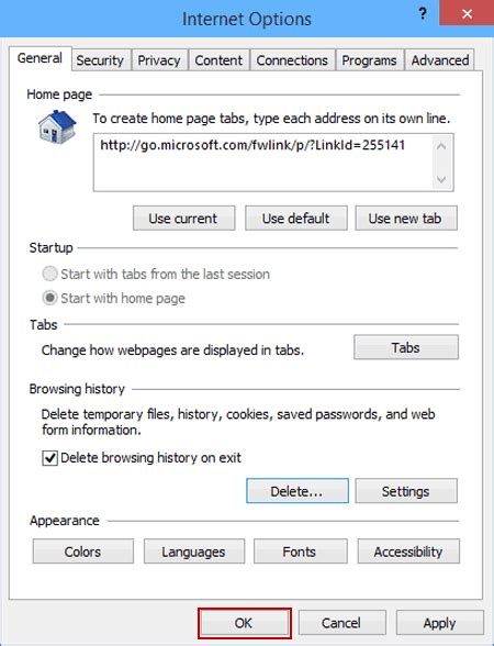 how to clear browsing history and cookies on windows 10