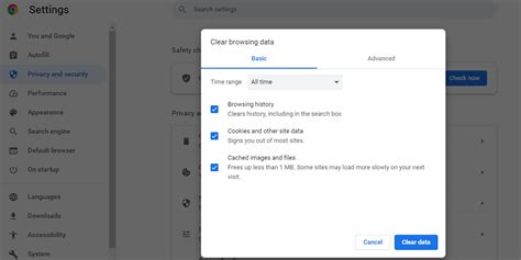 how to clear browsing history in chrome shortcut key