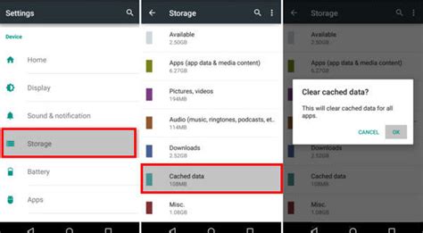 how to clear cache on all apps at once on android phone
