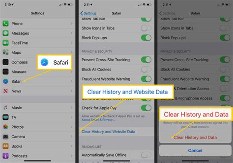 how to clear cache on iphone 12 pro max