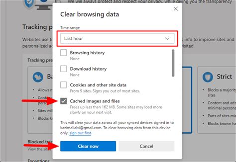 how to clear cache on microsoft edge windows 11