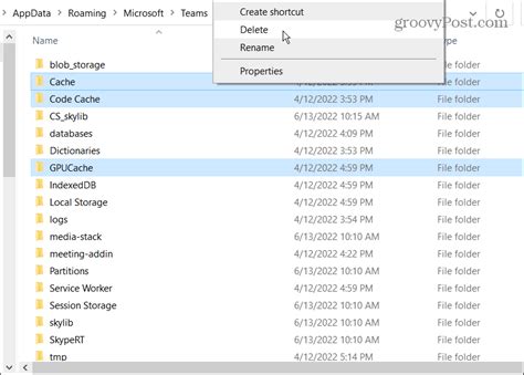 how to clear cache on teams desktop app