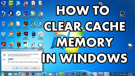 how to clear cache ram memory in windows 7