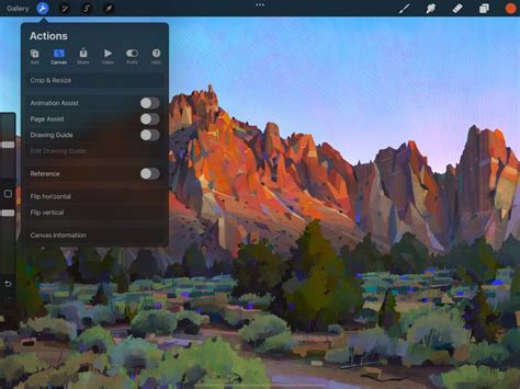 how to clear canvas in procreate