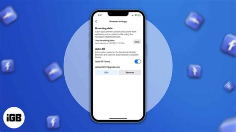 how to clear facebook cache on ios 18