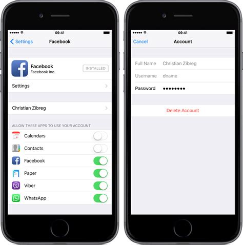 how to clear facebook data from iphone