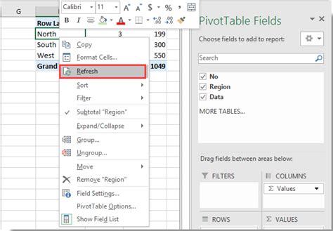 how to clear filter cache all items from pivot table in excel