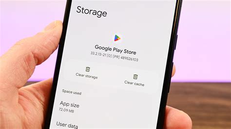 how to clear google play app data