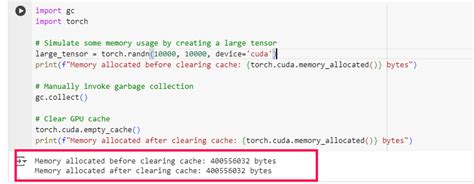 how to clear gpu memory python
