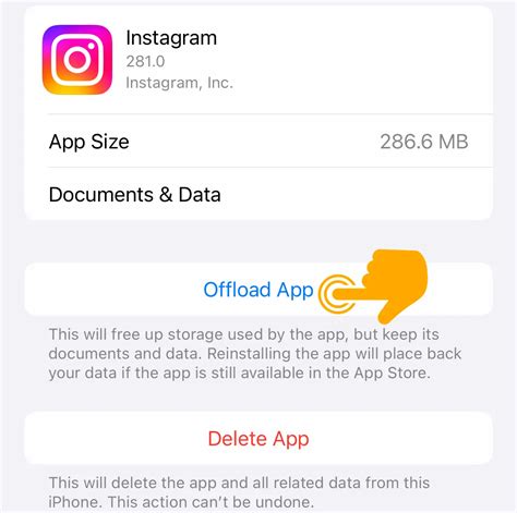 how to clear instagram cache in iphone settings