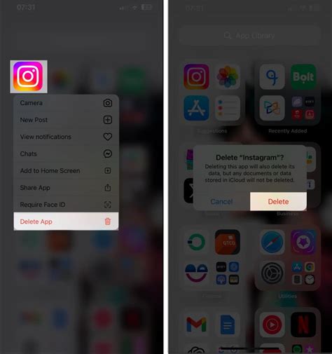 how to clear instagram cache without deleting app in iphone