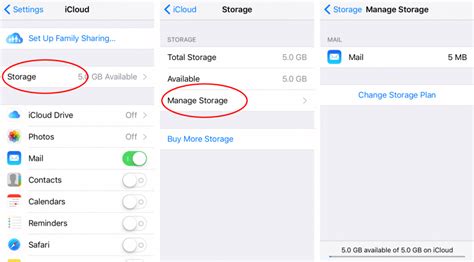 how to clear iphone cloud storage
