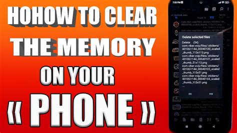 how to clear memory on android phone
