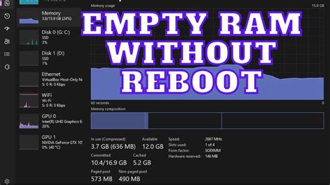 how to clear memory without restarting computer
