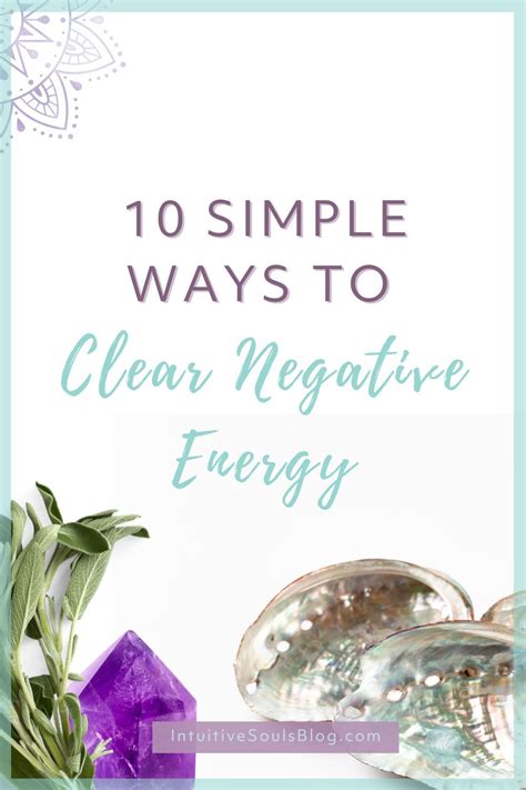 how to clear negative energy in a relationship
