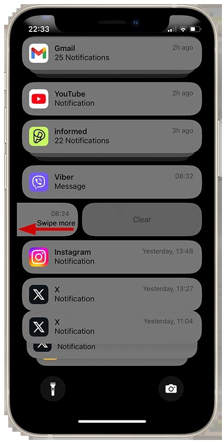how to clear notifications from app iphone