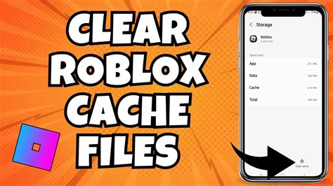 how to clear roblox cache data