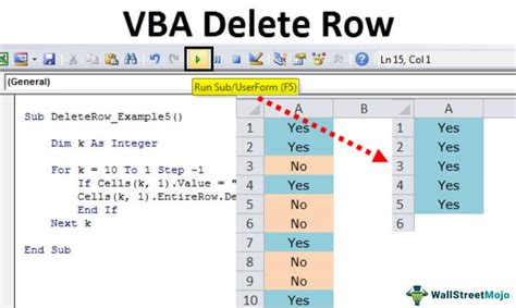how to clear rows in excel vba