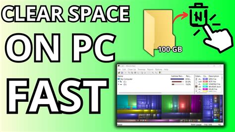 how to clear space on pc fast