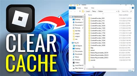 how to clear the roblox cache windows 10