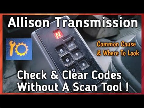how to clear transmission fault code