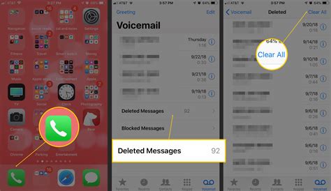 how to clear voicemail on iphone 14